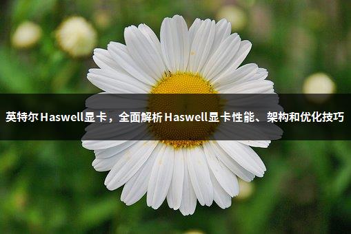 英特尔Haswell显卡，全面解析Haswell显卡性能、架构和优化技巧-1